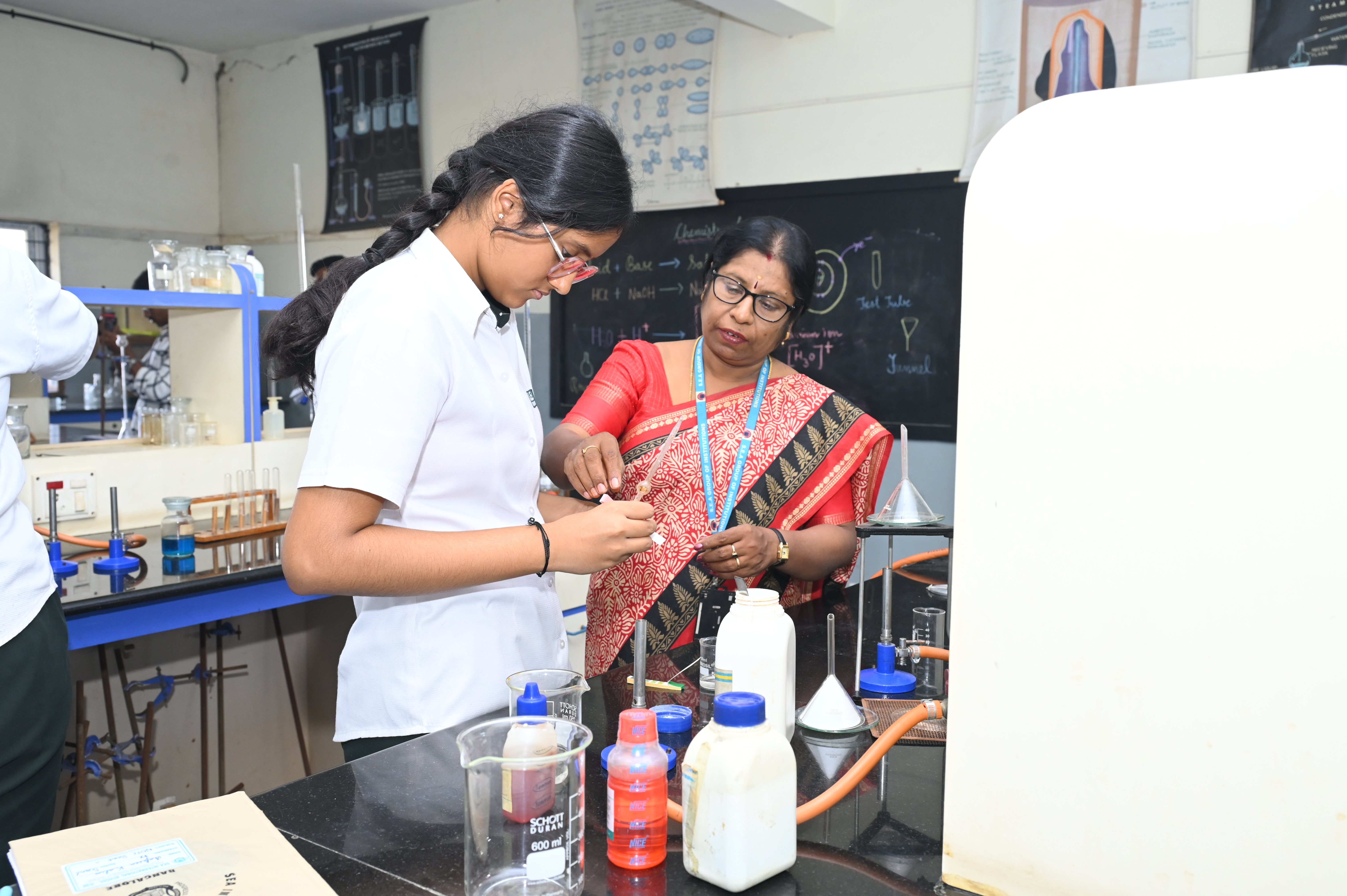 Student experiment data collection