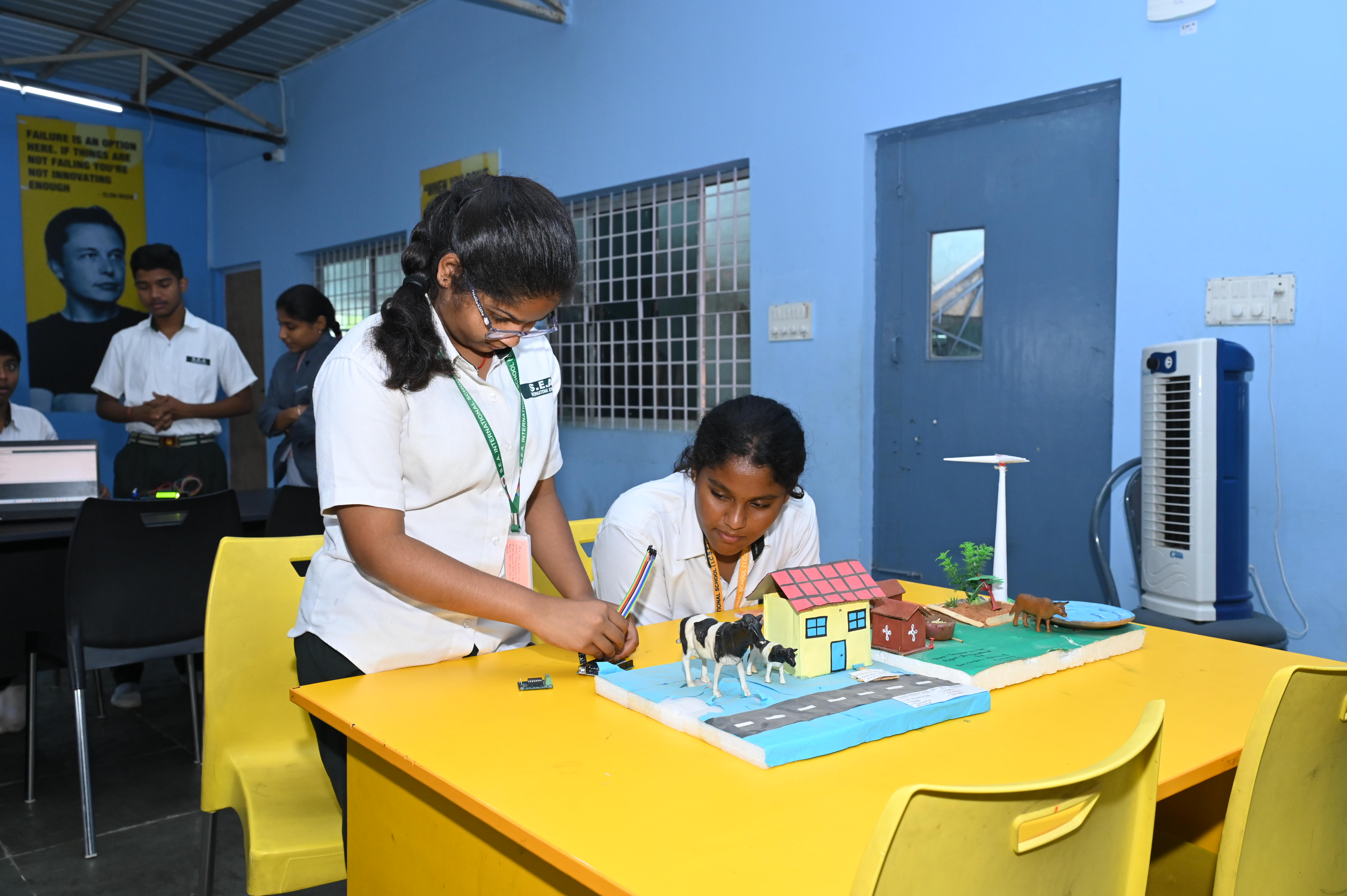 Science lab specimens and models