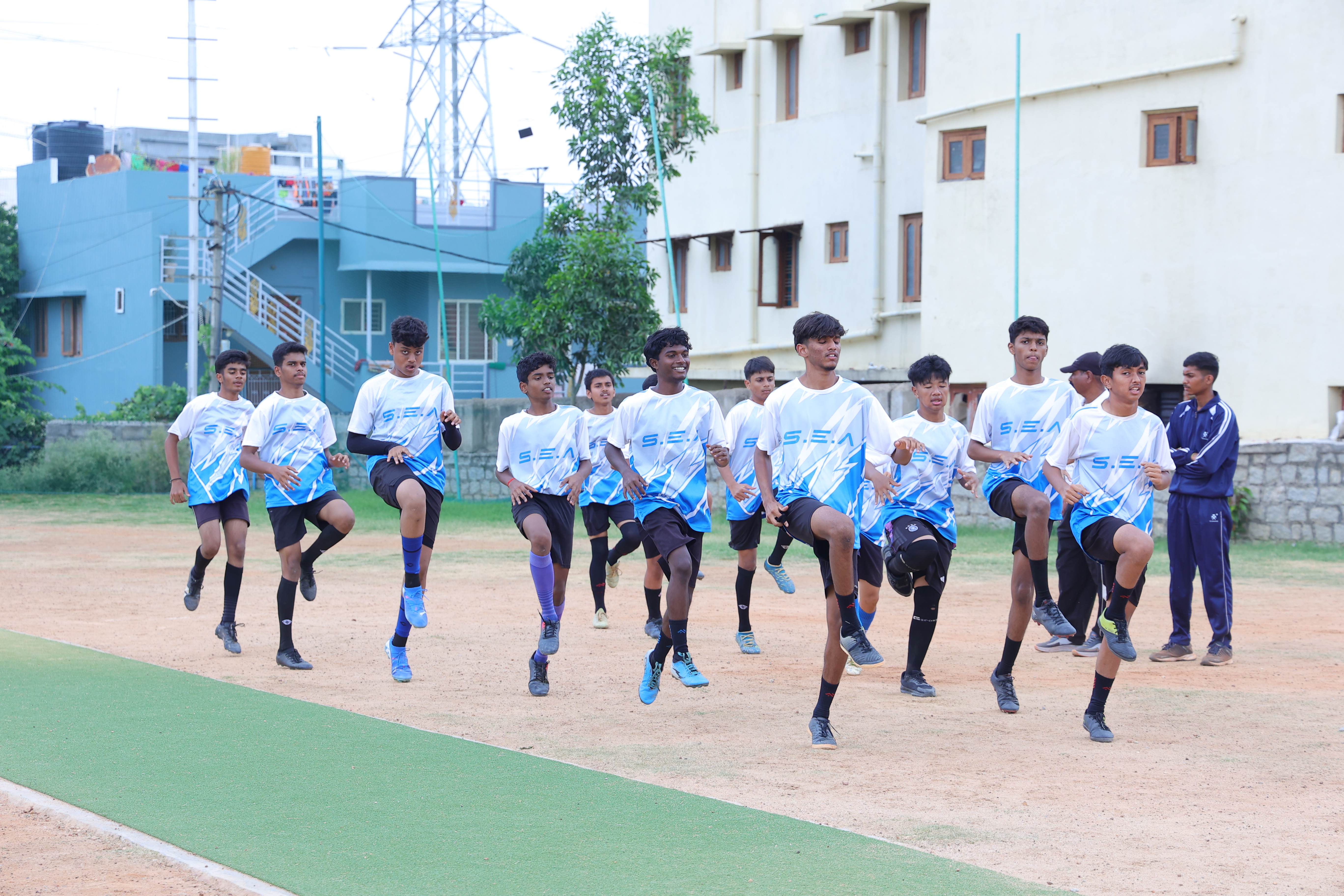 Sports medal and trophy ceremony
