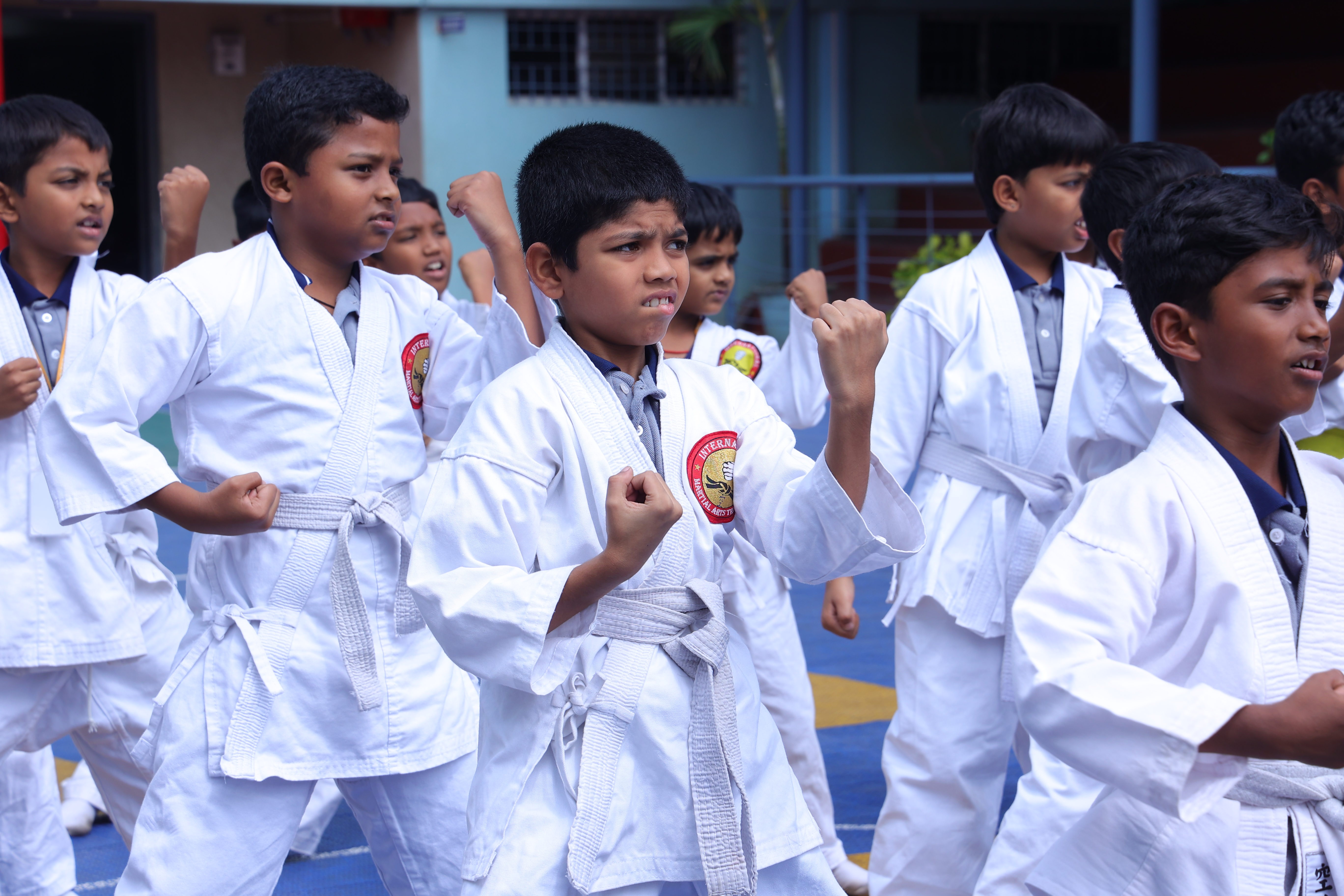 Karate session