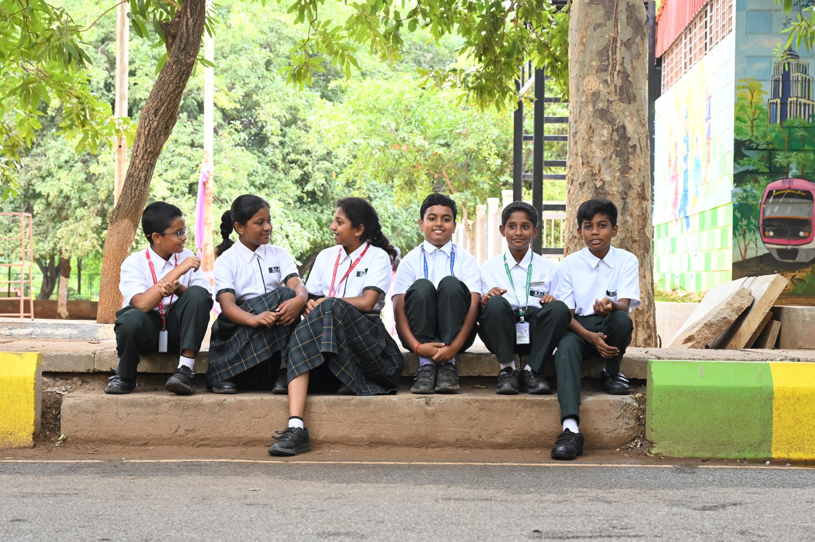 Senior secondary students graduating